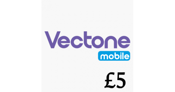  5 Vectone Mobile Top Up Voucher Code To Email PayPal Credit Debit 